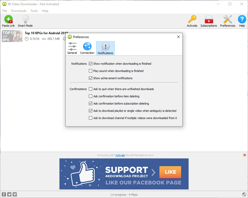 Slideshow creation interface